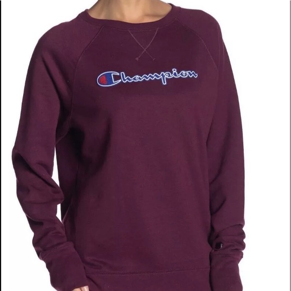 champion hoodie dark berry purple